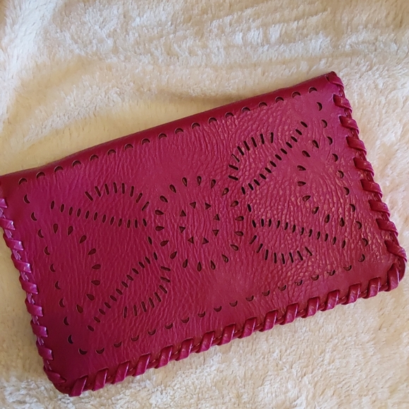 🌺 NEW Urban Expressions Vegan Leather Clutch Bag - Picture 3 of 10